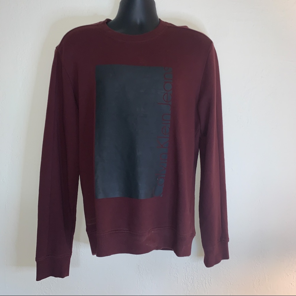 Calvin Klein Jean Maroon Sweater